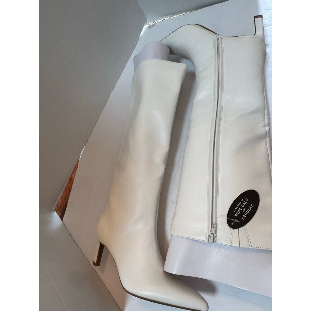 On 34th Rachelle Stovepipe Boots Bone Smooth6 M nib - Picture 10 of 10